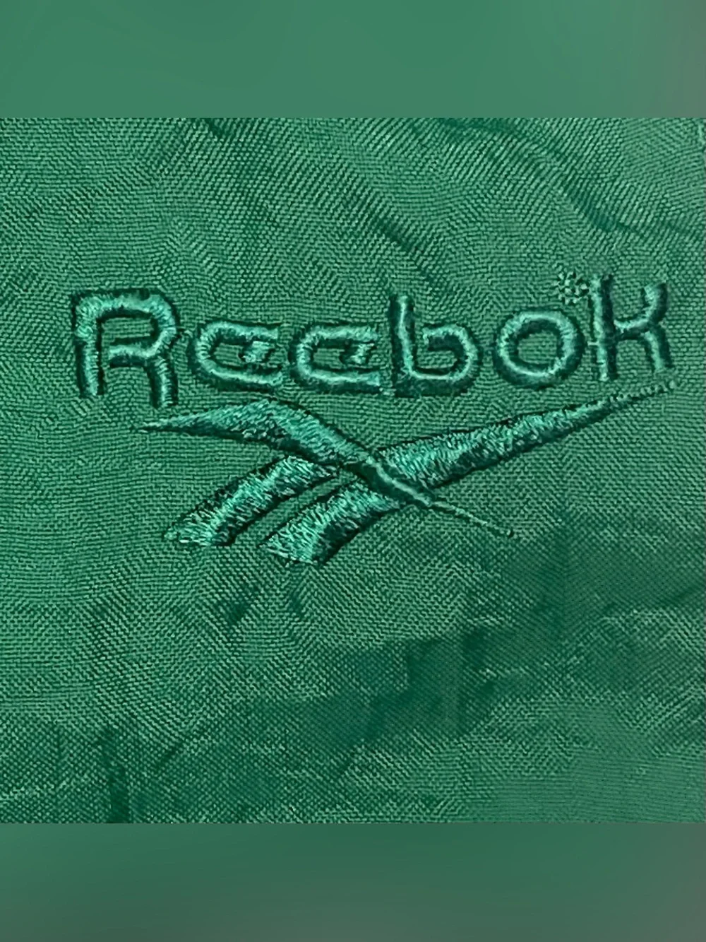 Vintage Reebok Men’s Lined Windbreaker Track Pants Forest Green Size XL Athletic